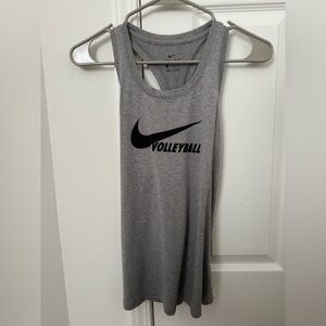 Nike Gray Volleyball Tank Top Size XS